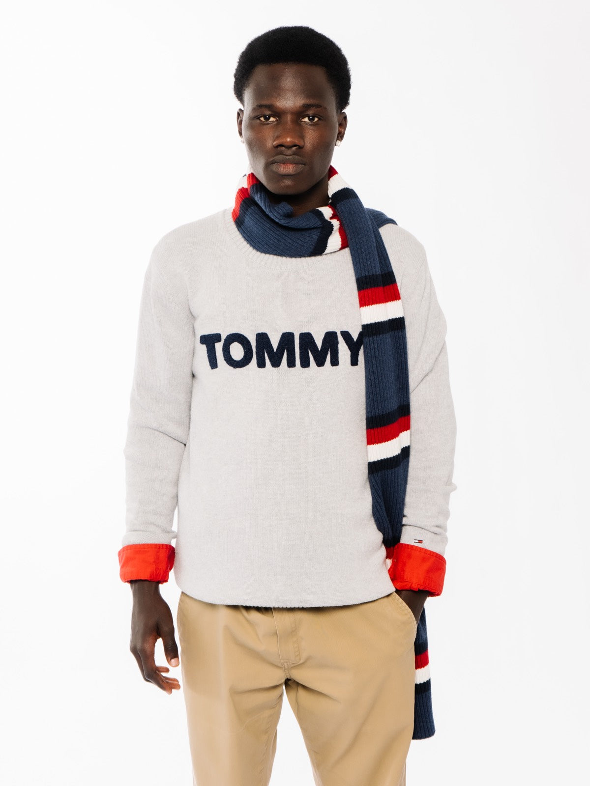 Vintage Tommy Hilfiger knit and scarf — FabrikHunter