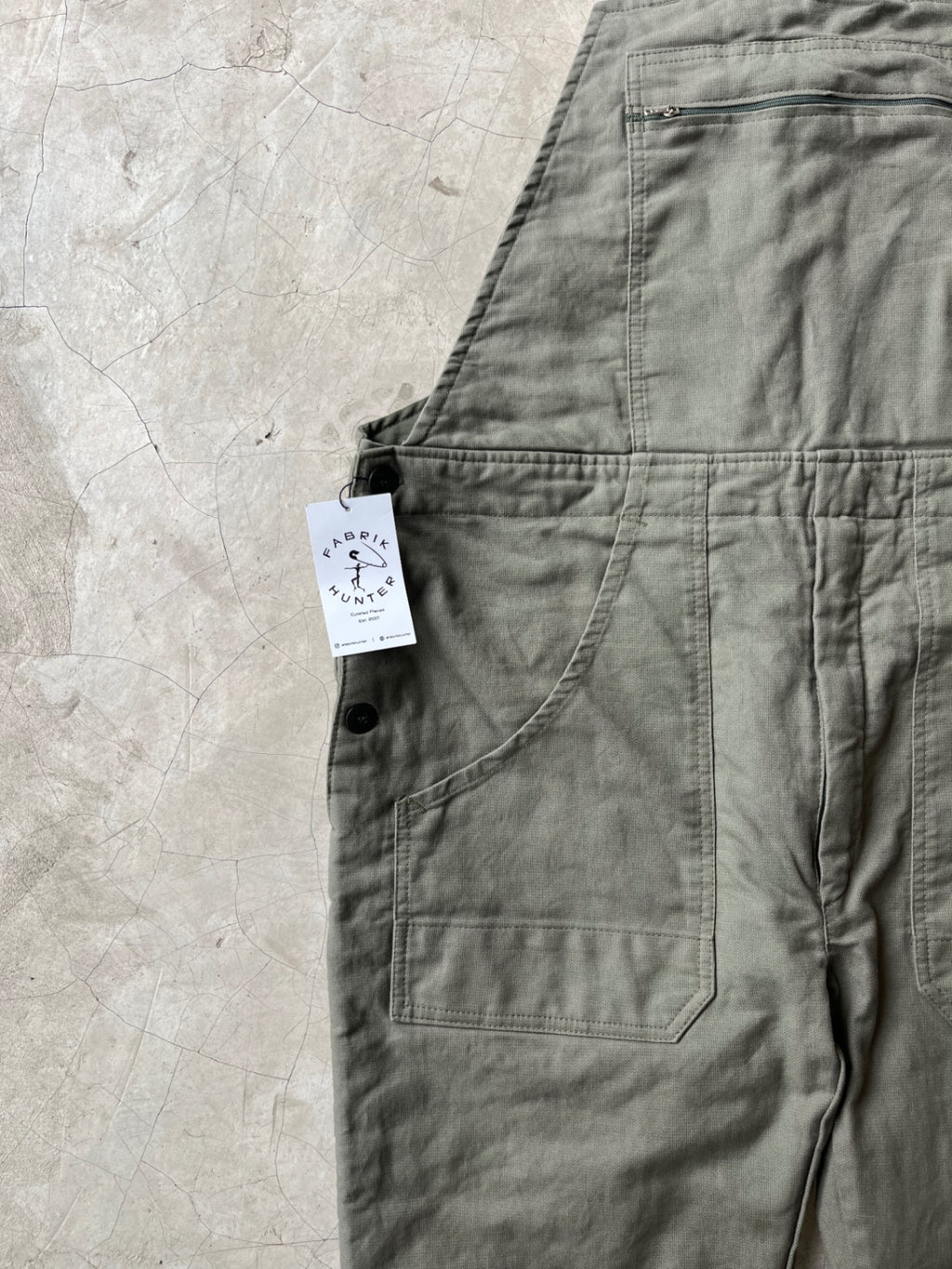 Olive Green Bib