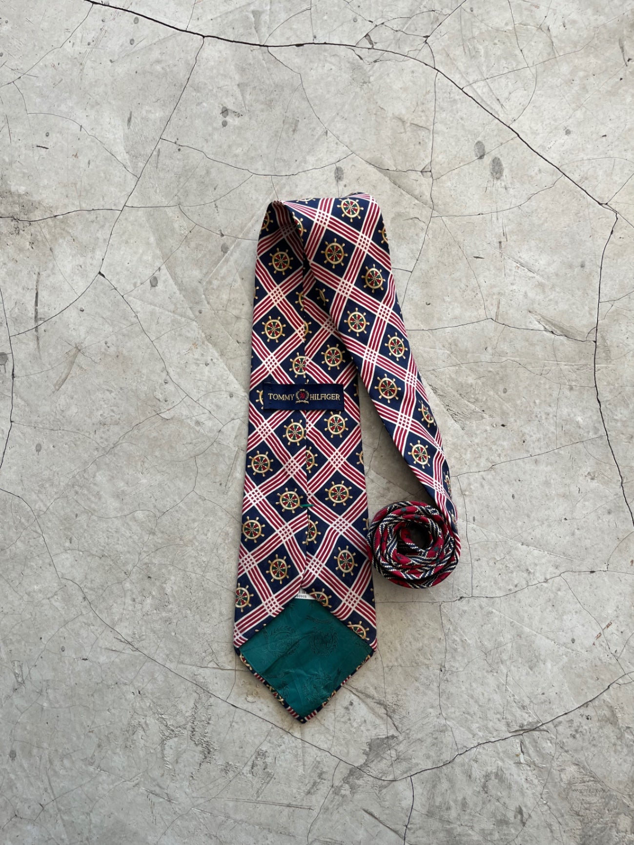 Tommy Hilfiger Wheel Printed Tie