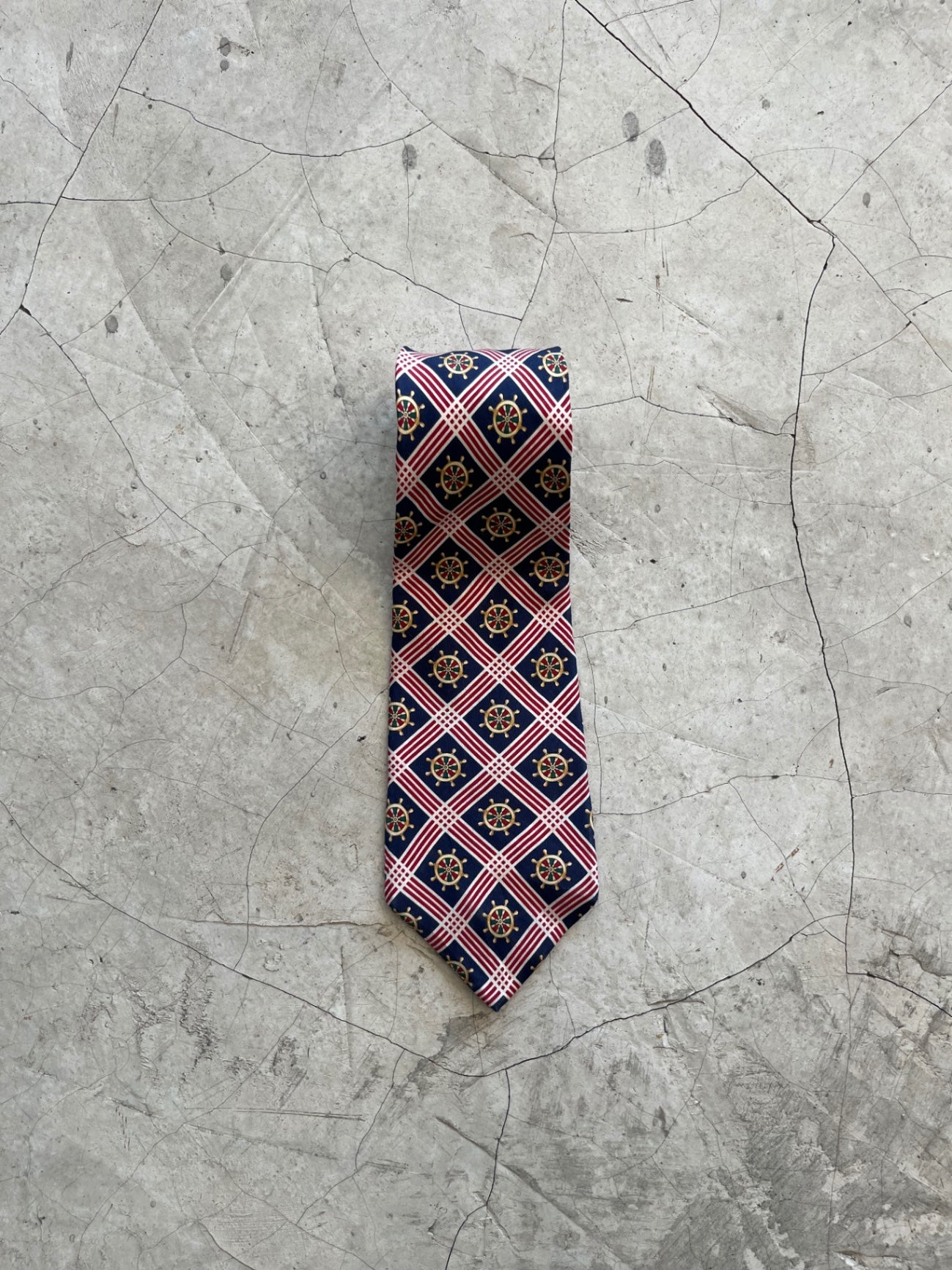 Tommy Hilfiger Wheel Printed Tie