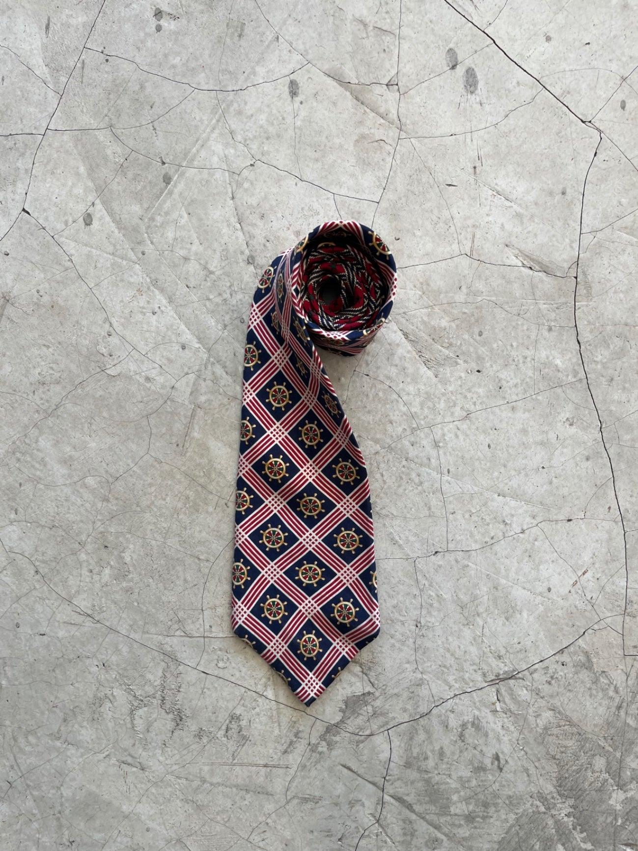 Tommy Hilfiger Wheel Printed Tie