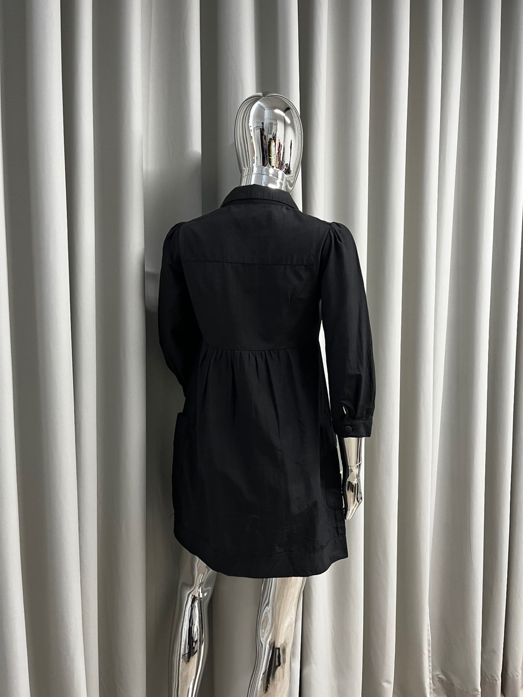 Black MNG Shirt Dress