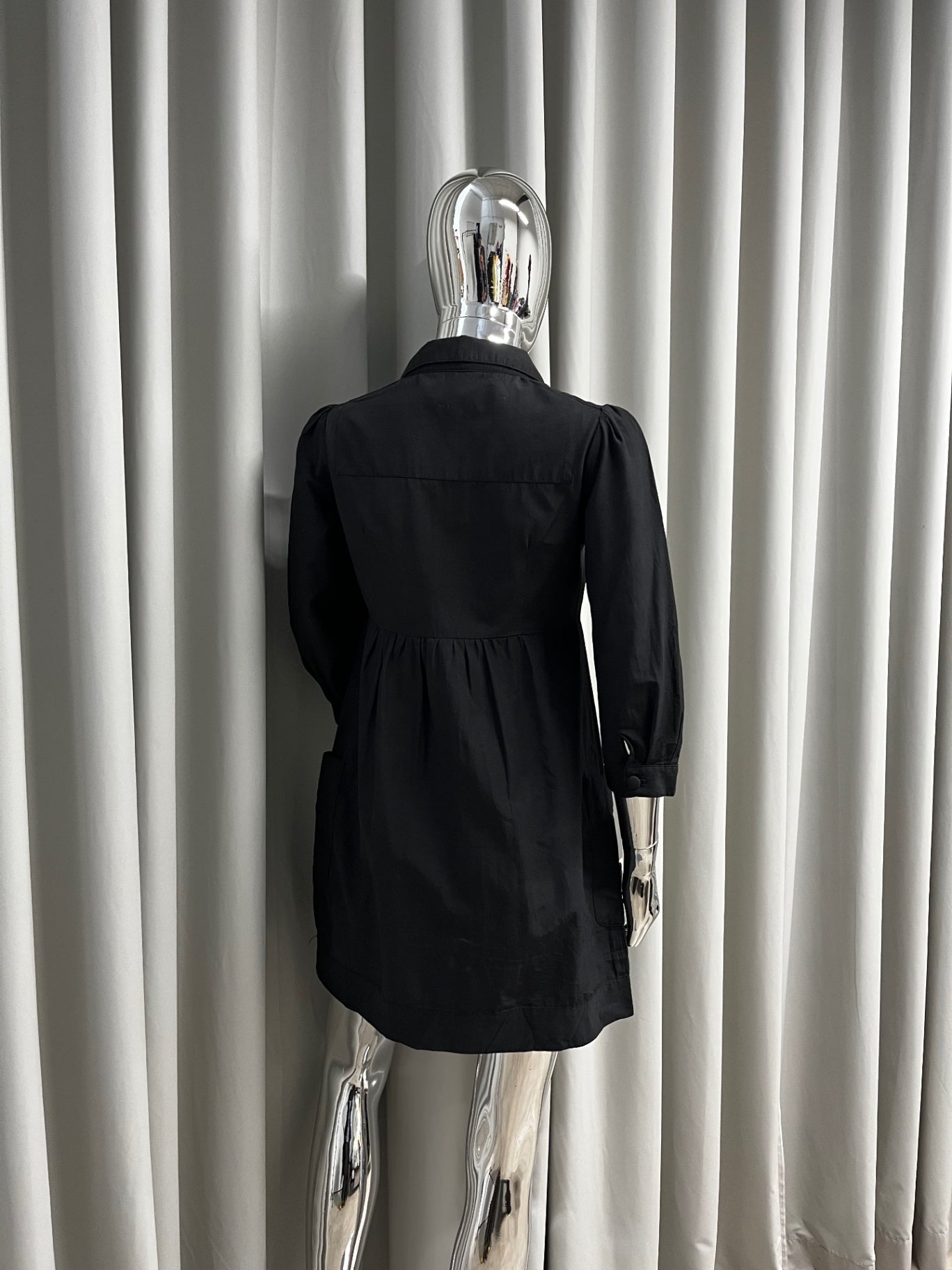 Black MNG Shirt Dress