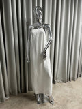 Reserved White Backless Dress
