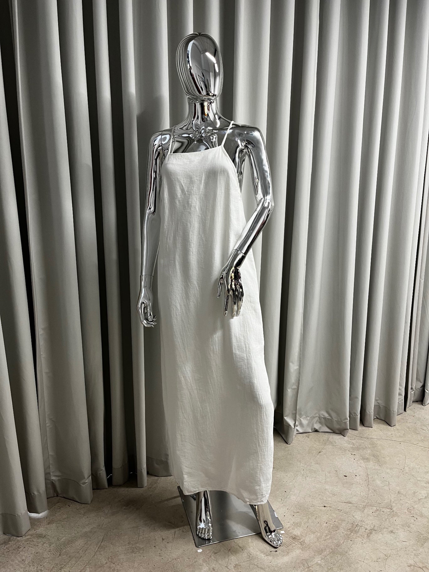 Reserved White Backless Dress