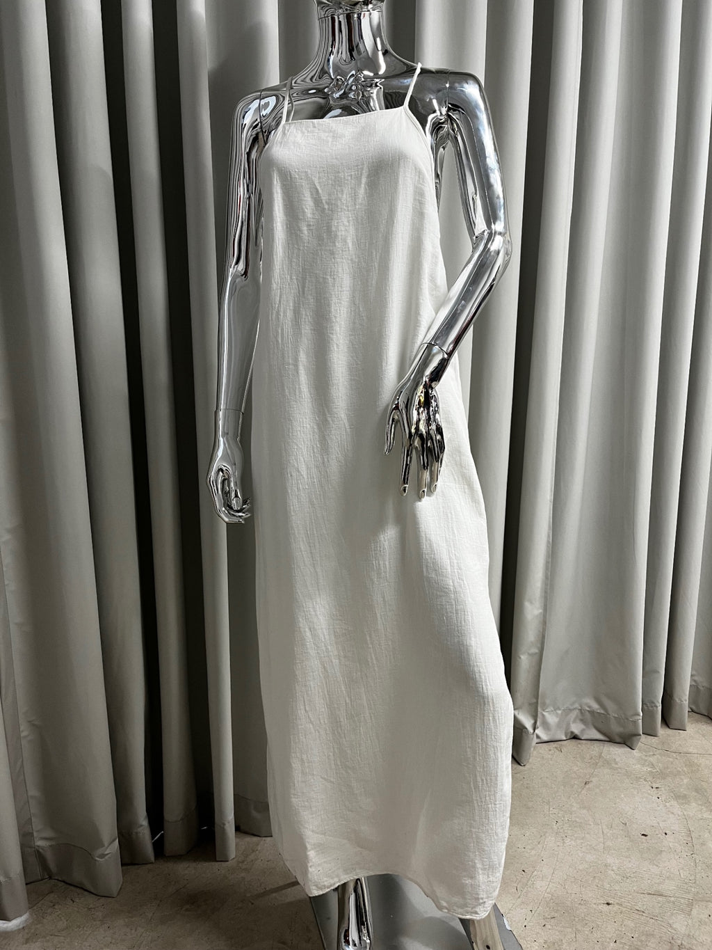 Reserved White Backless Dress