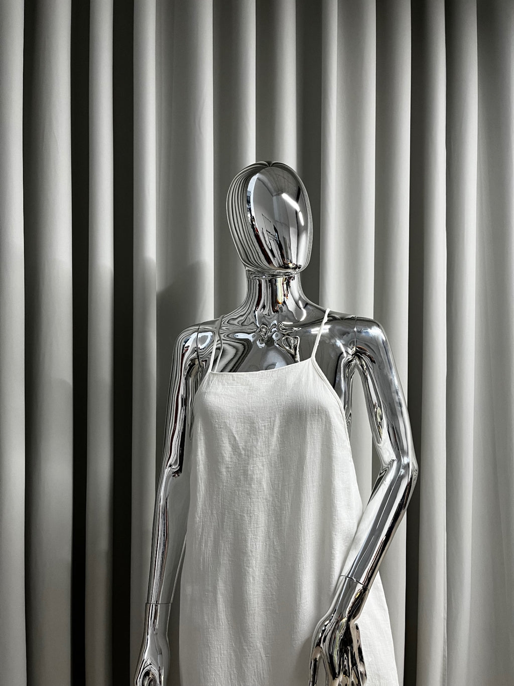 Reserved White Backless Dress