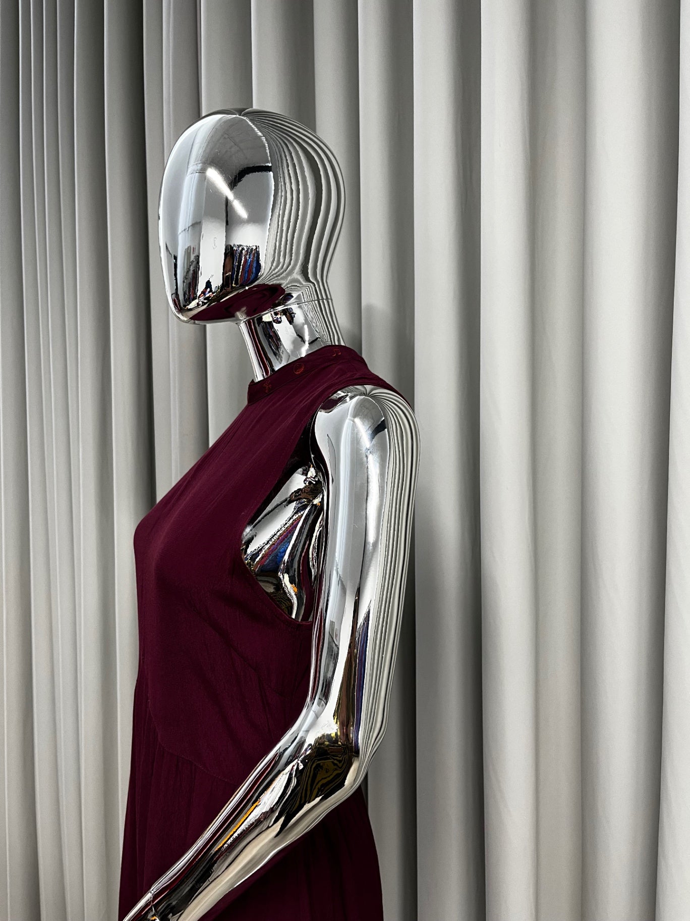 Rhythm Burgundy Mini Dress