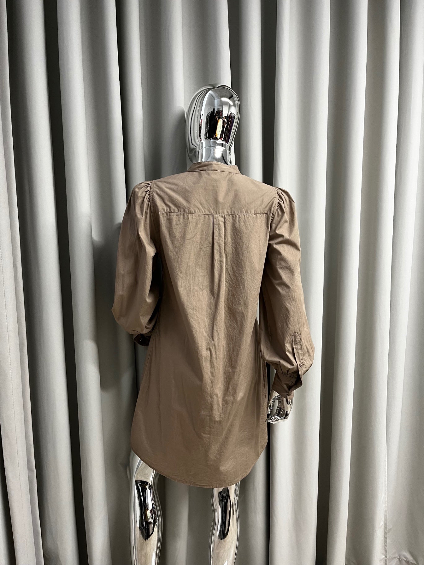 Pieces Brown Long Shirt