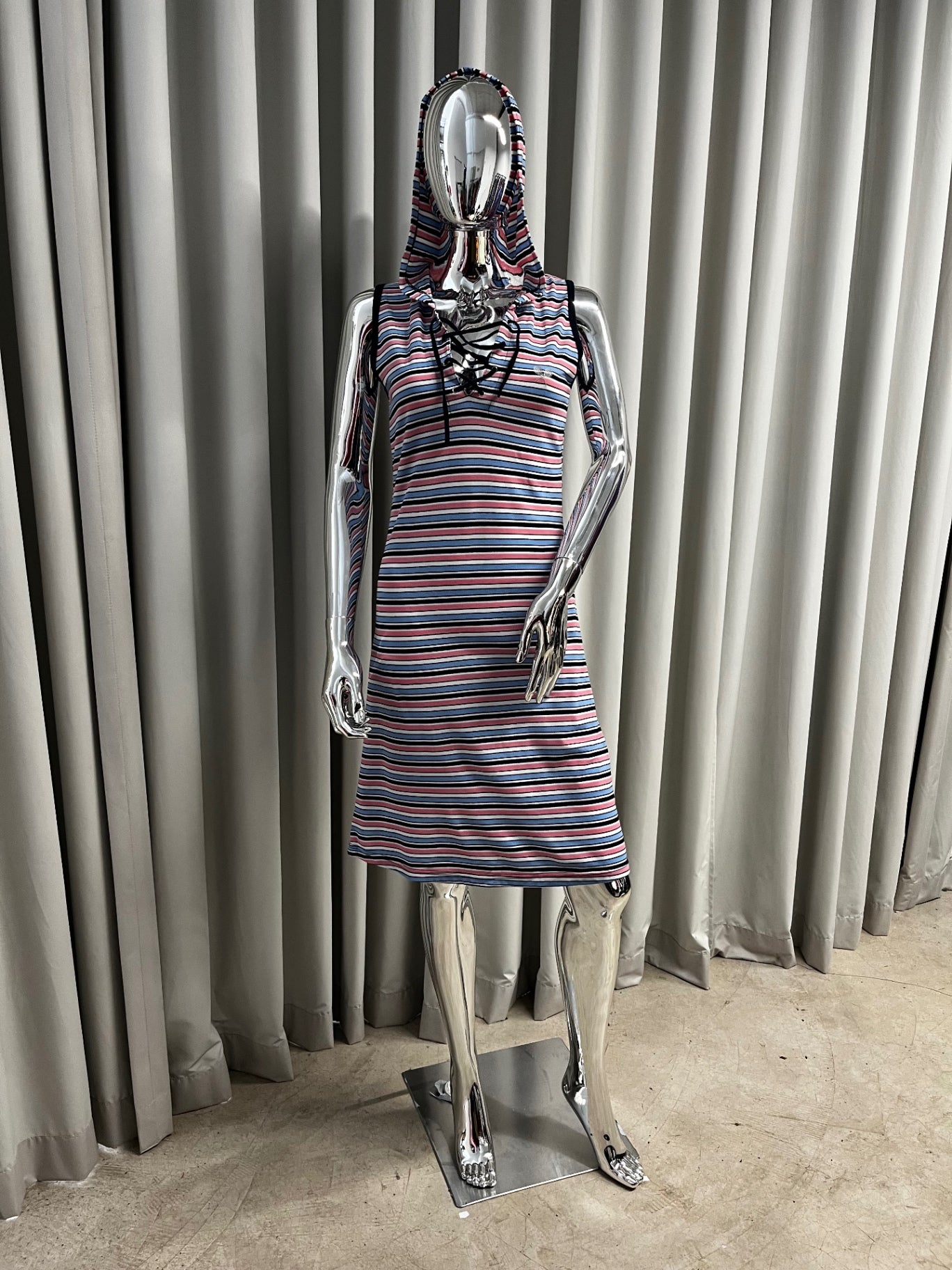 Marco & Co Striped Hood Dress