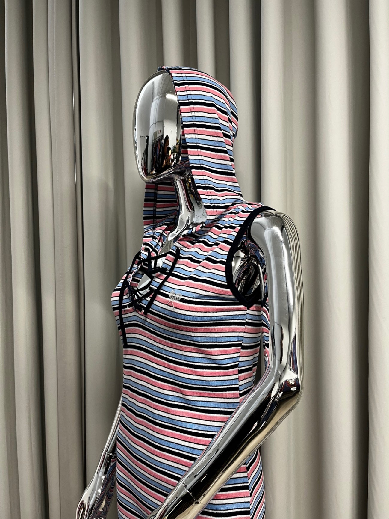 Marco & Co Striped Hood Dress