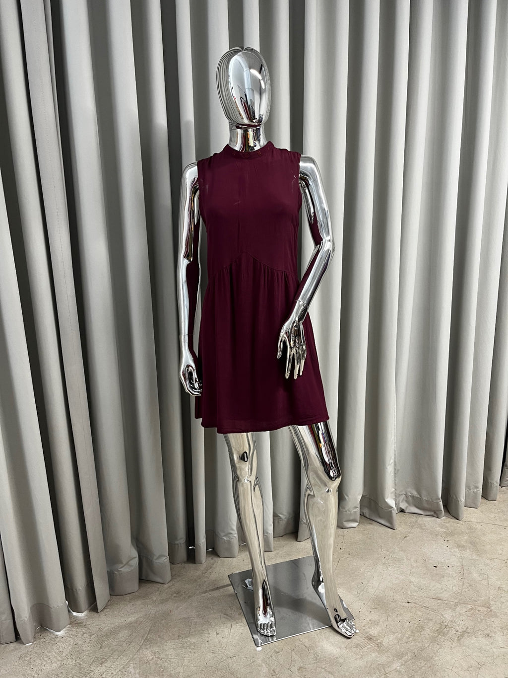 Rhythm Burgundy Mini Dress