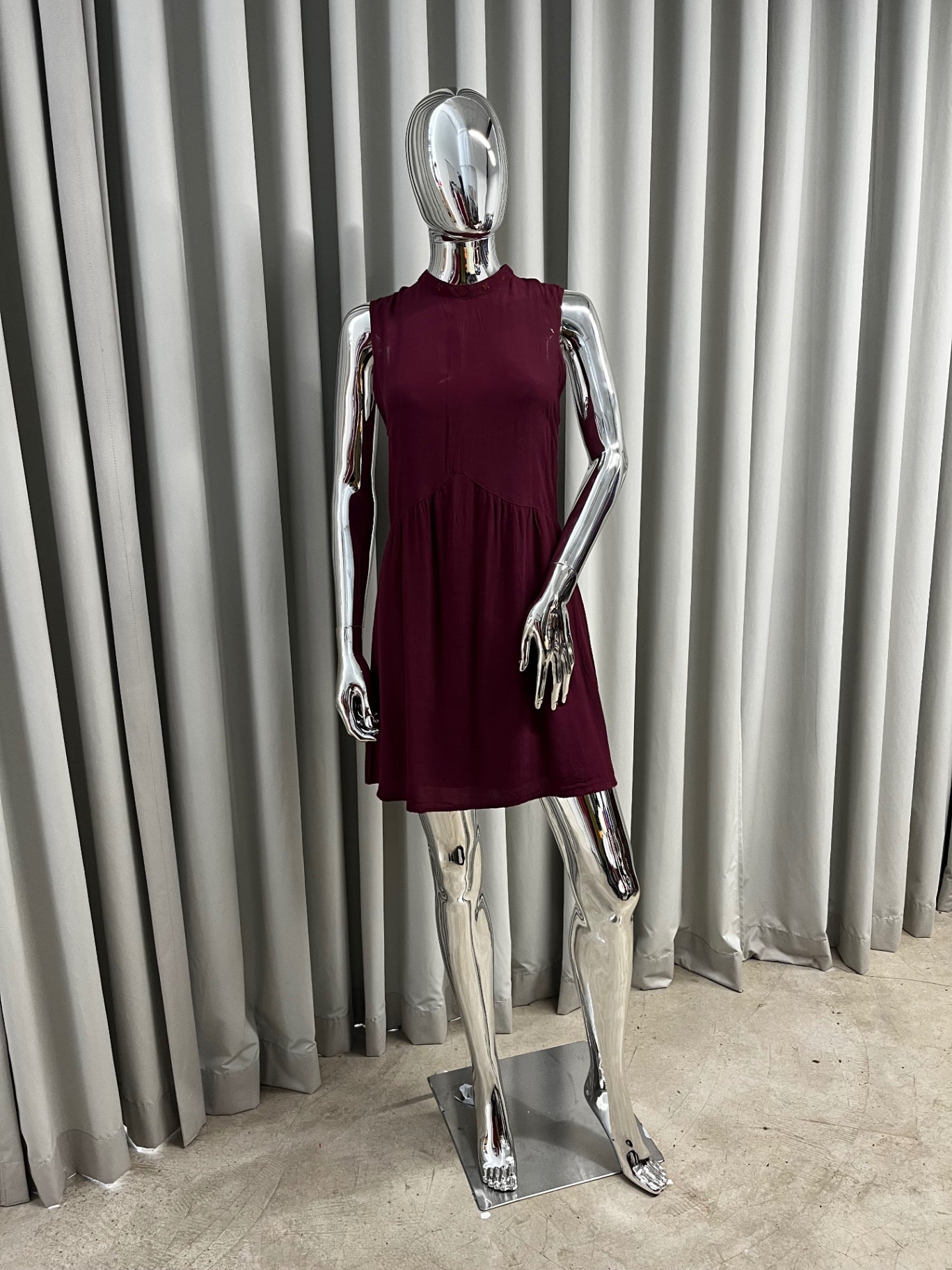 Rhythm Burgundy Mini Dress