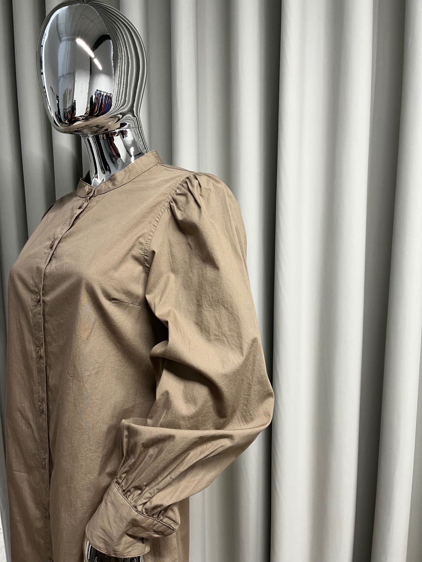 Pieces Brown Long Shirt