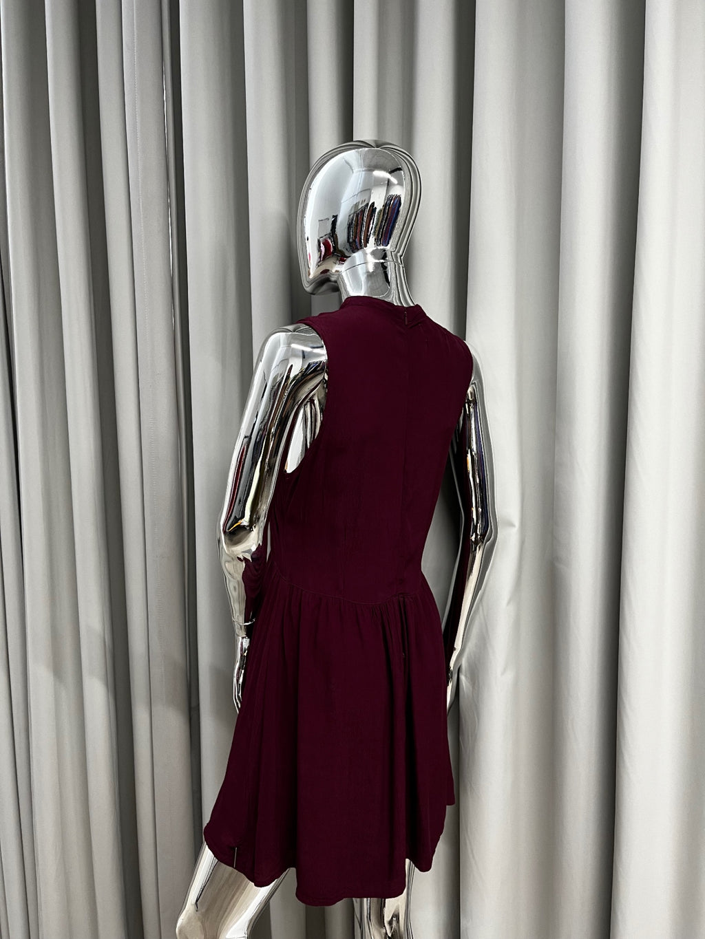 Rhythm Burgundy Mini Dress