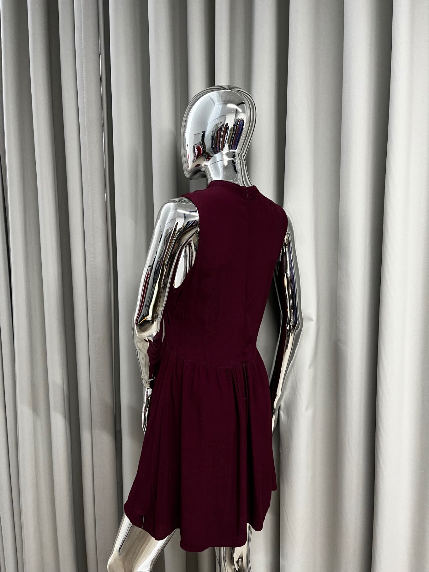 Rhythm Burgundy Mini Dress