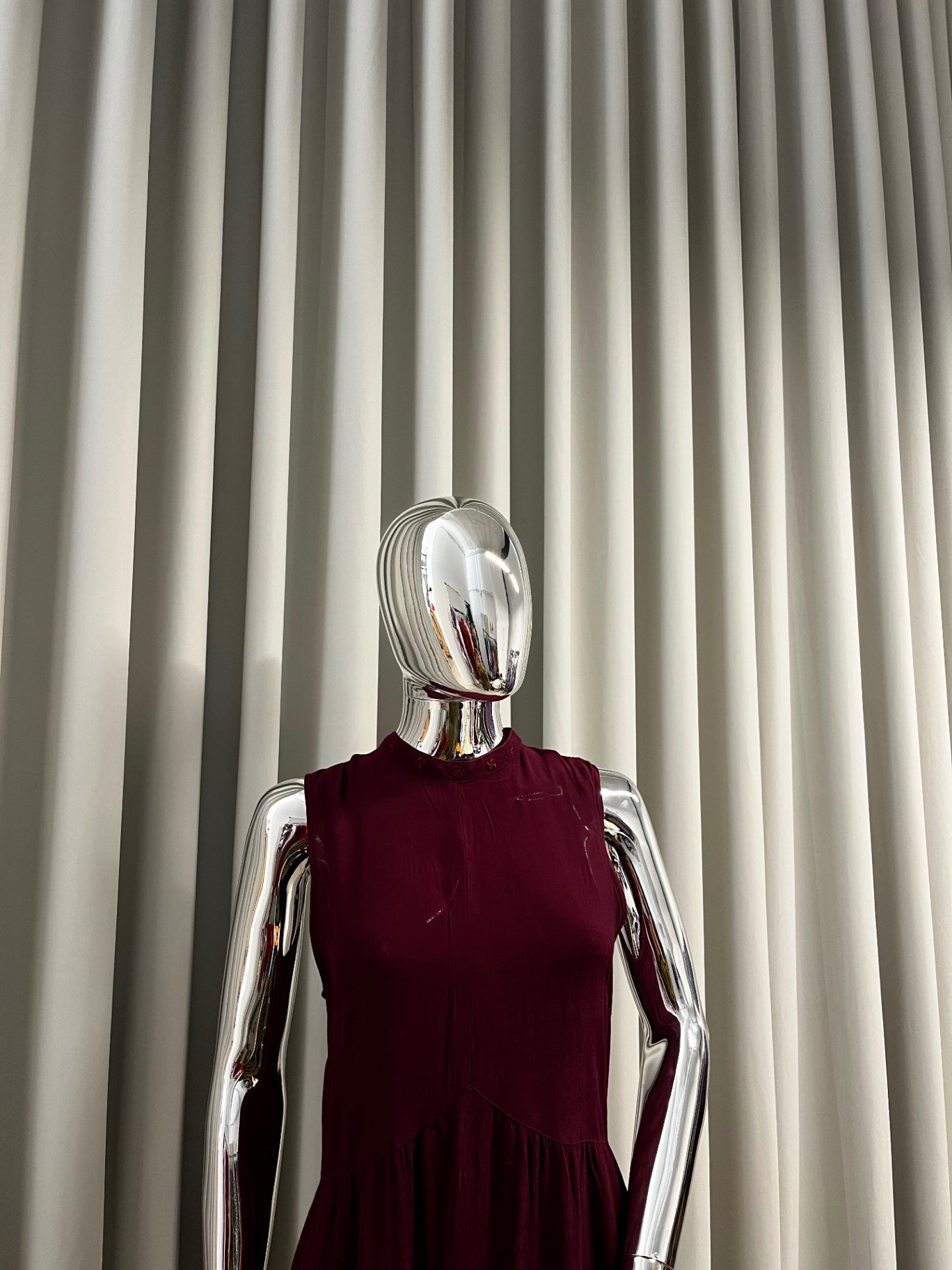 Rhythm Burgundy Mini Dress