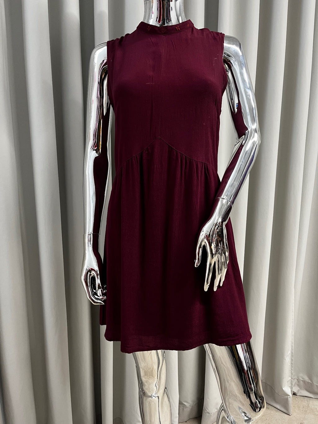 Rhythm Burgundy Mini Dress