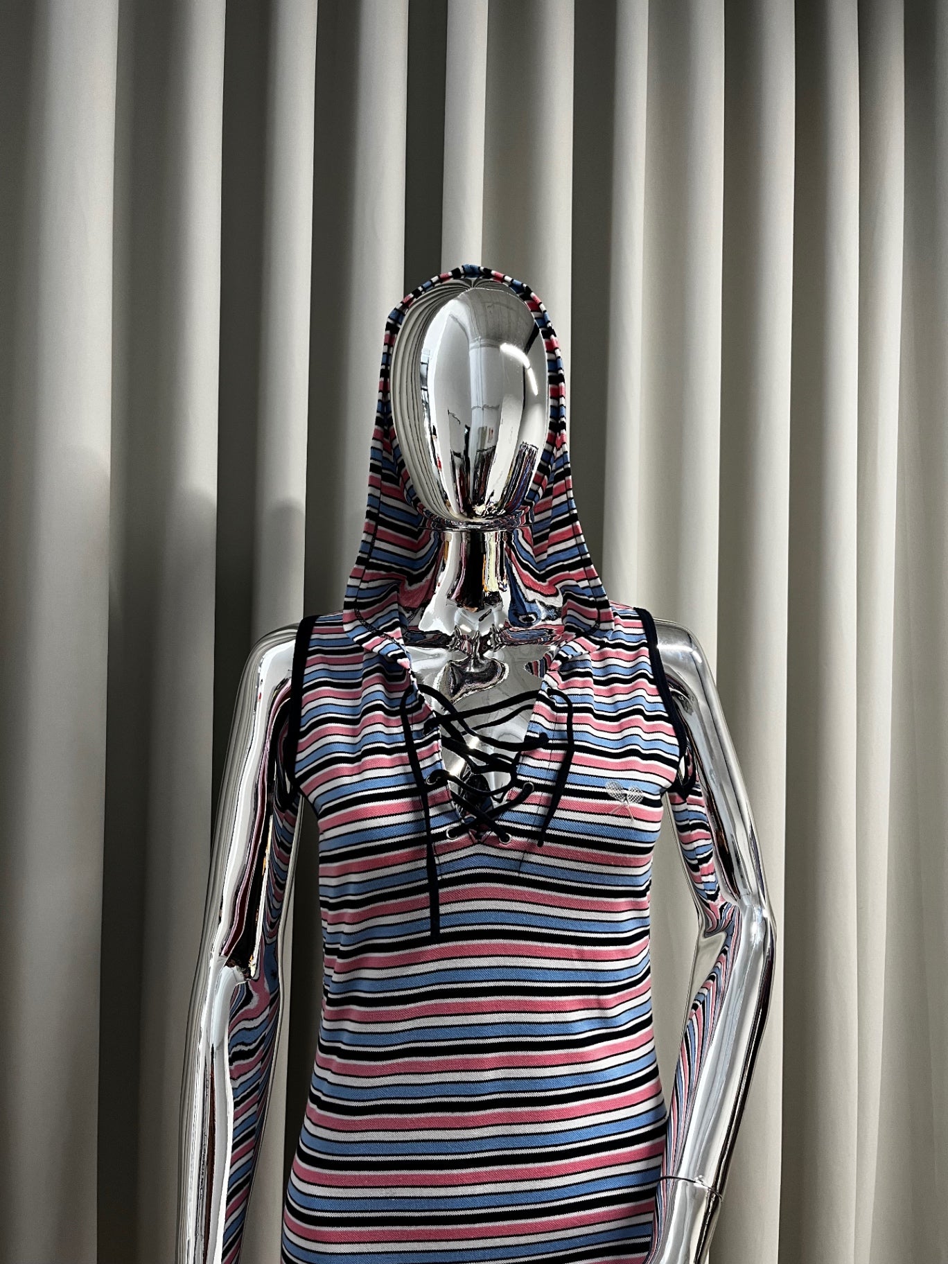 Marco & Co Striped Hood Dress