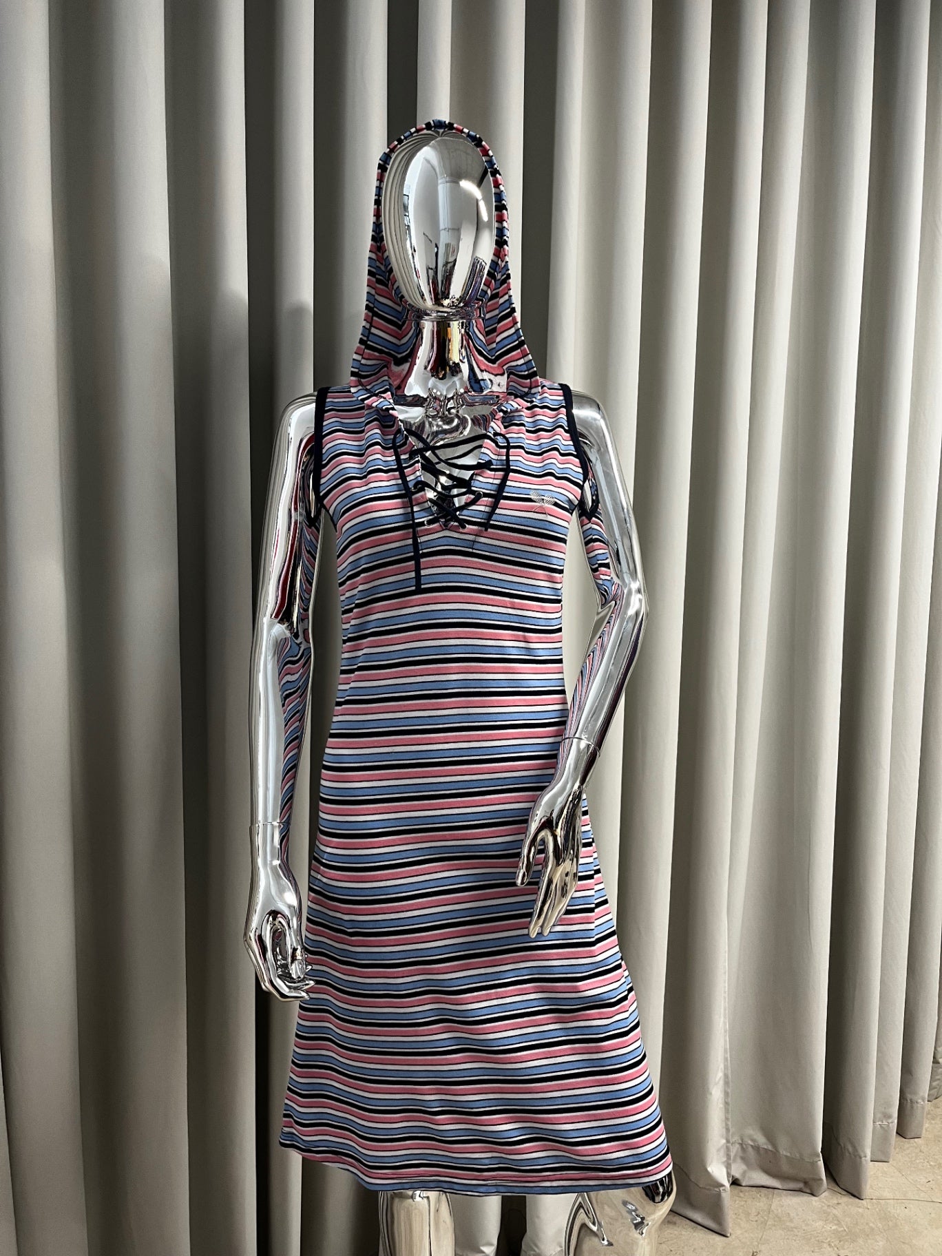 Marco & Co Striped Hood Dress
