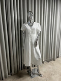 White Button Down Dress