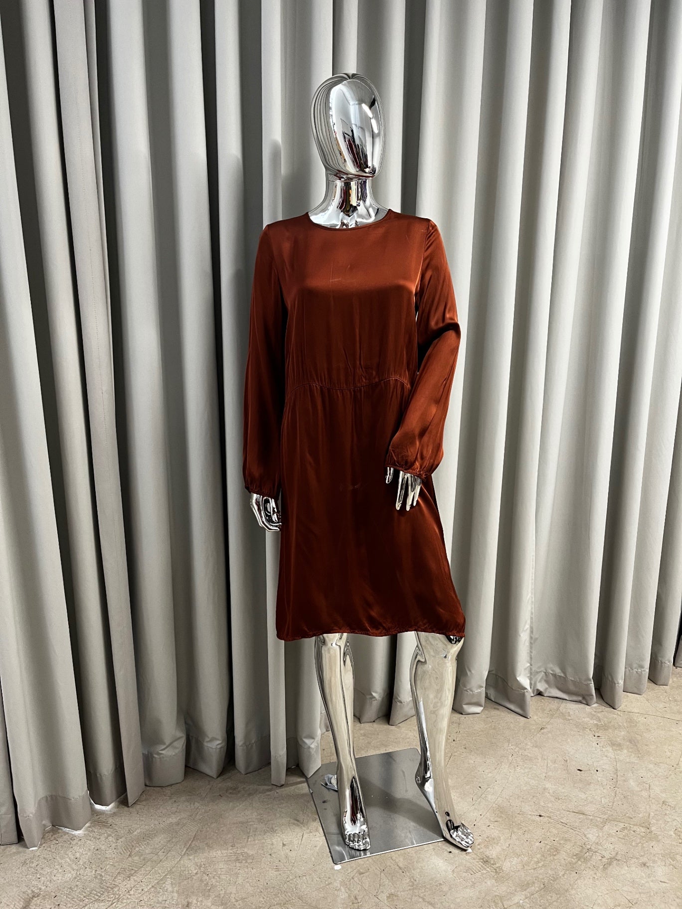 I Am Brown V-neck Dress