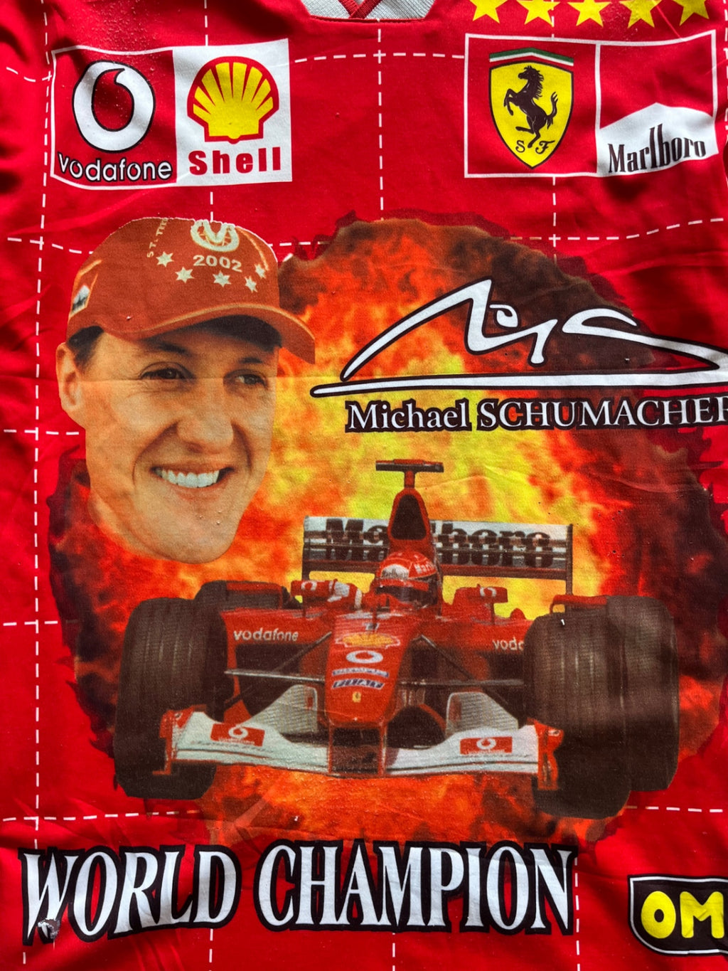 Micheal Schumacher Retro Polo Racing Shirt