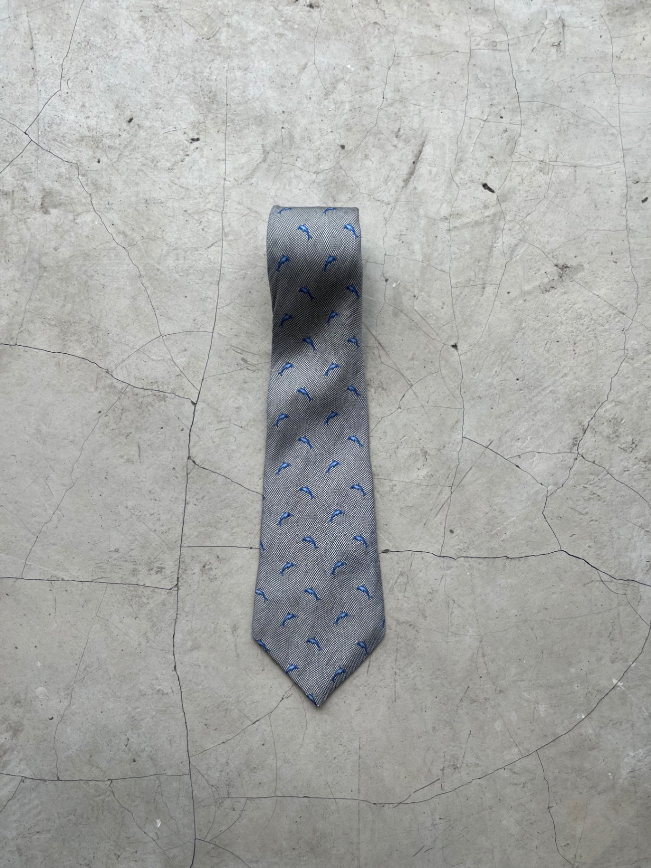 Lanven Paris Dolphin Printed Tie