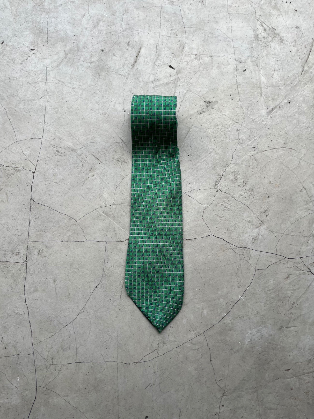 Lauren Ralph Lauren Green Printed Tie