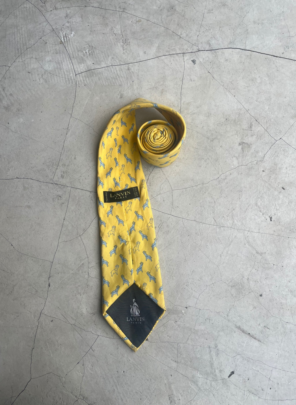 Lanvin Paris Elephant Tie