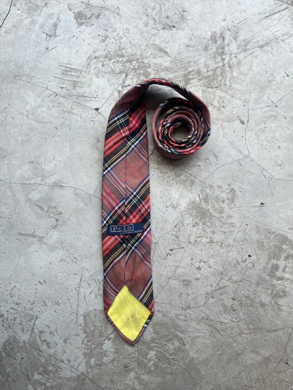 Polo By Ralph Lauren Checker Printed Tie