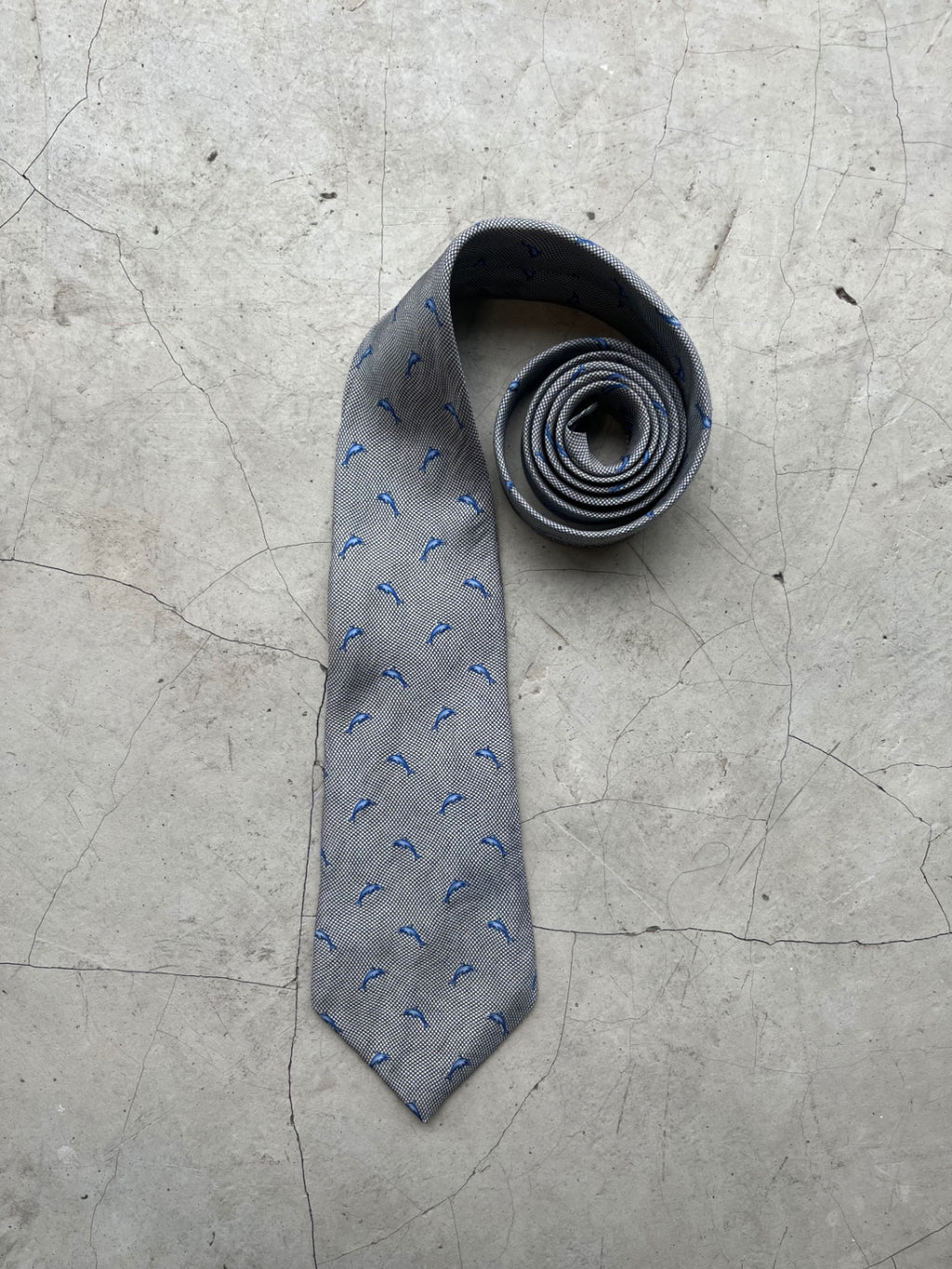 Lanven Paris Dolphin Printed Tie