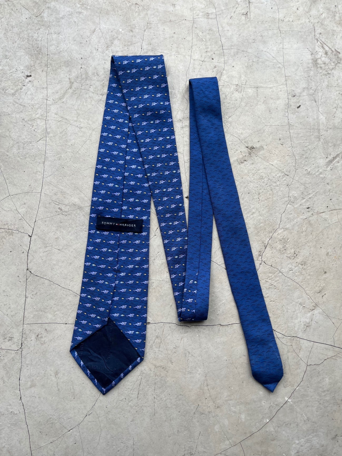 Tommy Hilfiger Shark Printed Tie