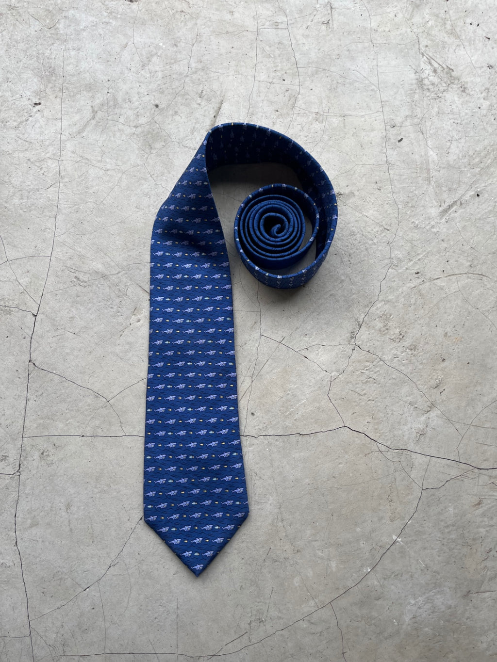 Tommy Hilfiger Shark Printed Tie