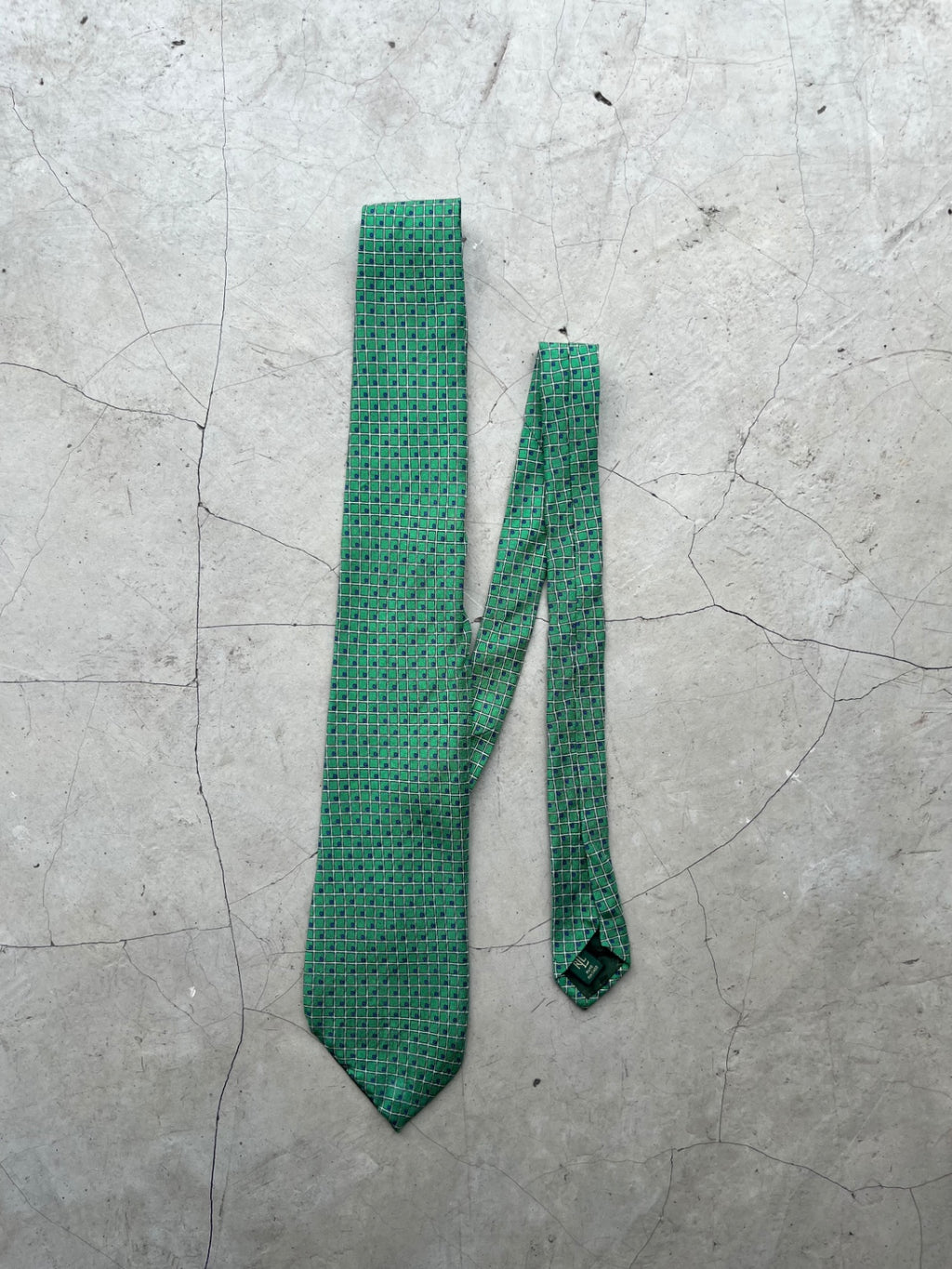 Lauren Ralph Lauren Green Printed Tie