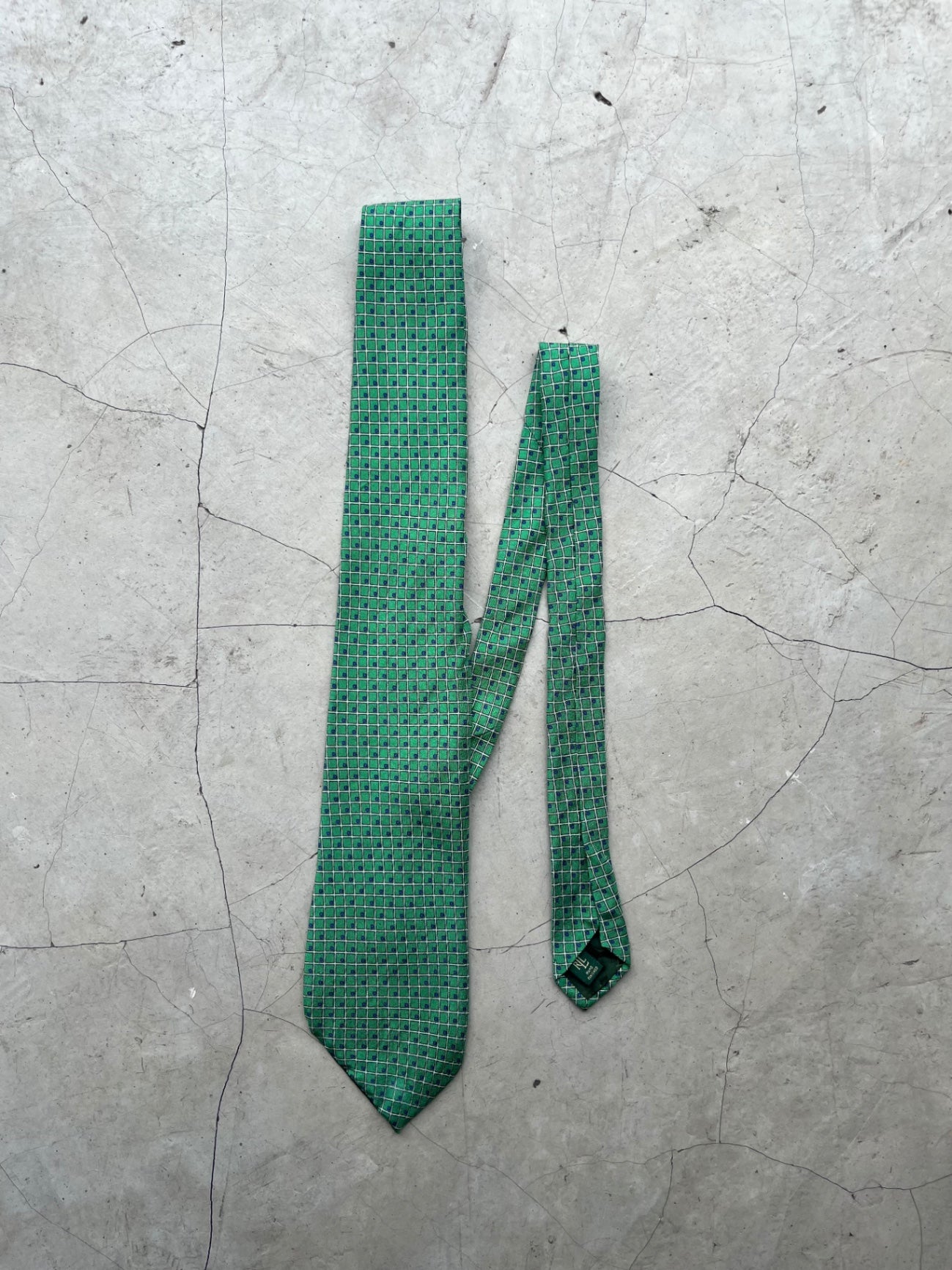 Lauren Ralph Lauren Green Printed Tie