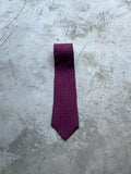 Lauren Ralph Lauren Maroon Polka Dot Tie