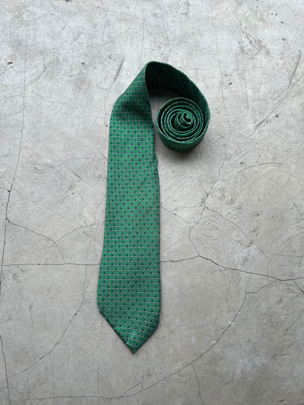 Lauren Ralph Lauren Green Printed Tie