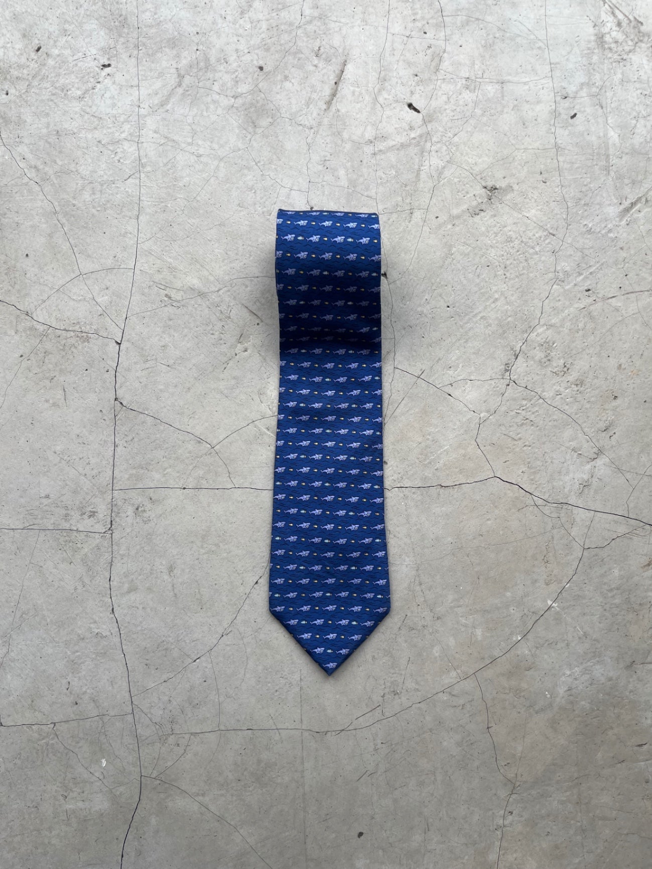 Tommy Hilfiger Shark Printed Tie