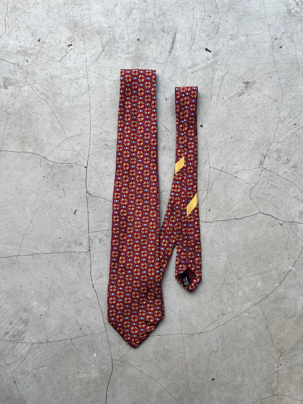 Salvadore Ferragamo Leaf Printed Tie