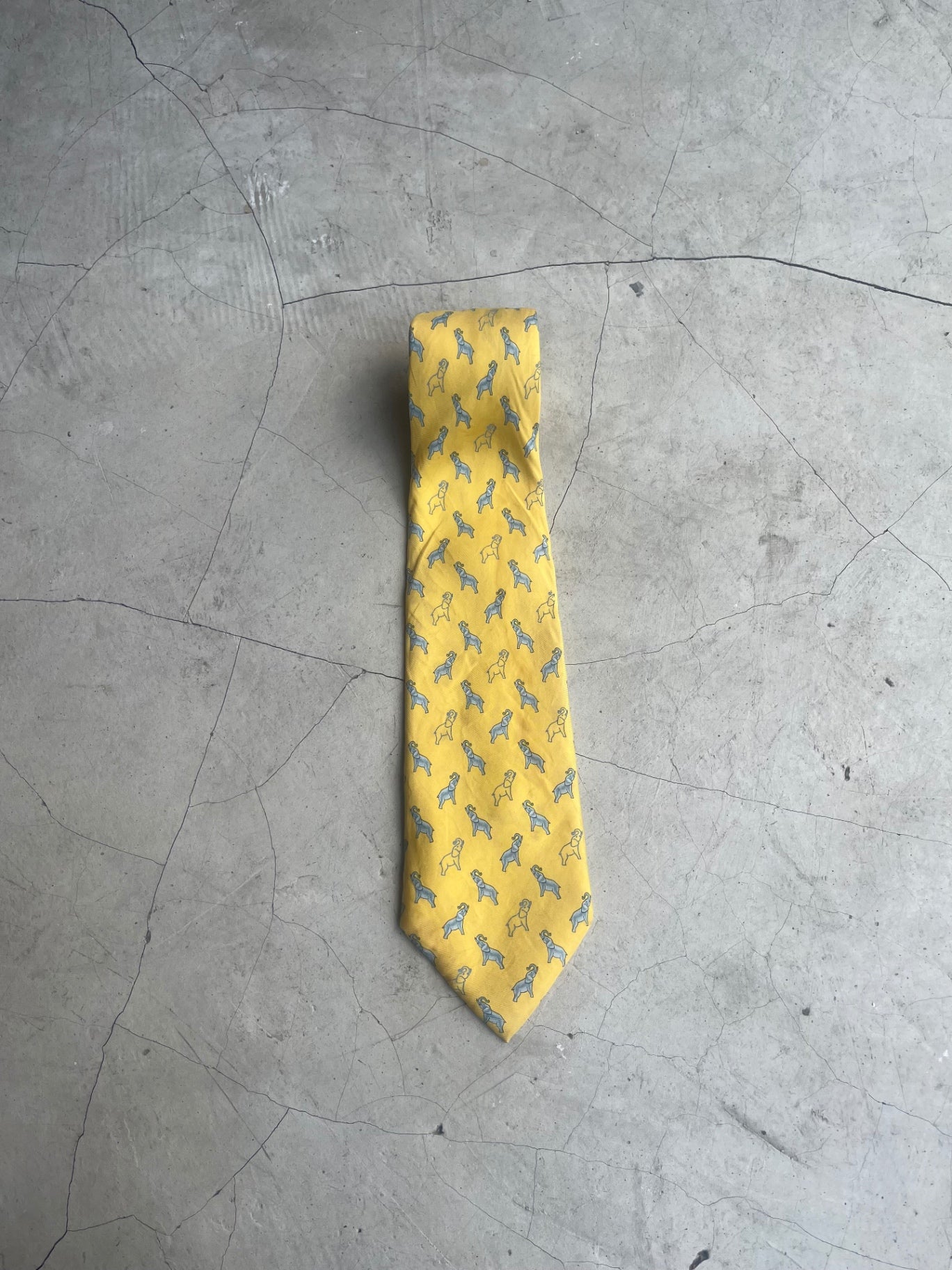 Lanvin Paris Elephant Tie