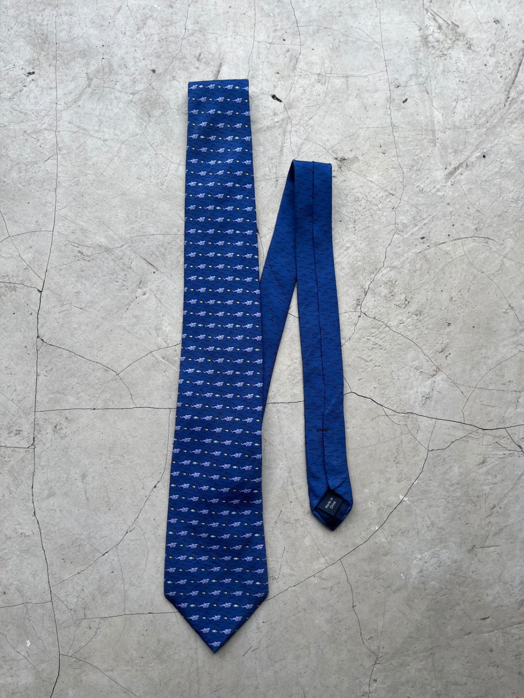 Tommy Hilfiger Shark Printed Tie