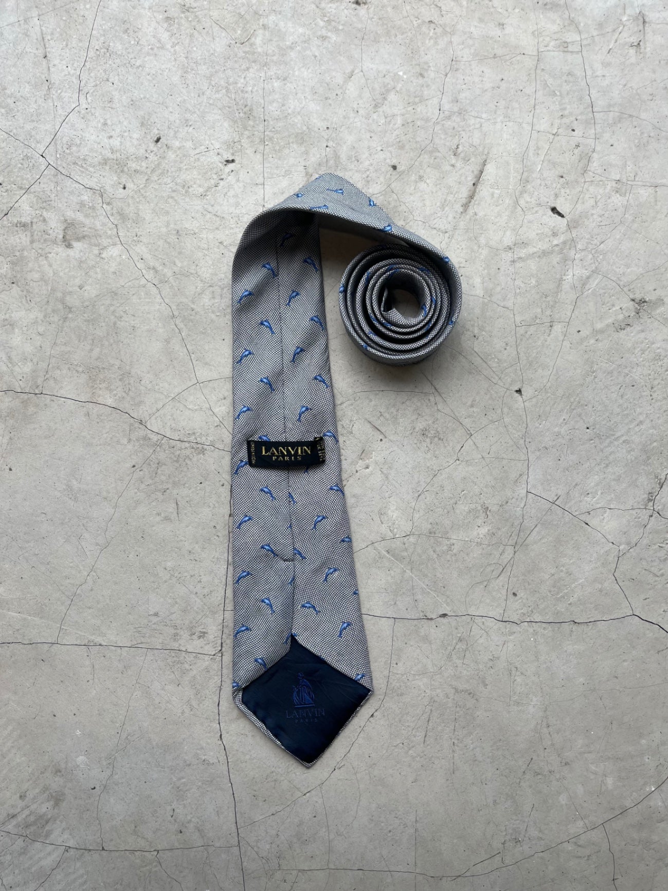 Lanven Paris Dolphin Printed Tie