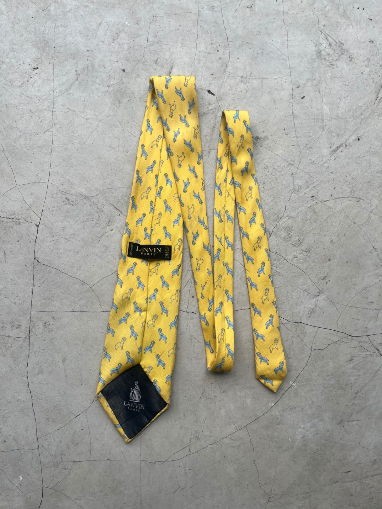 Lanvin Paris Elephant Tie