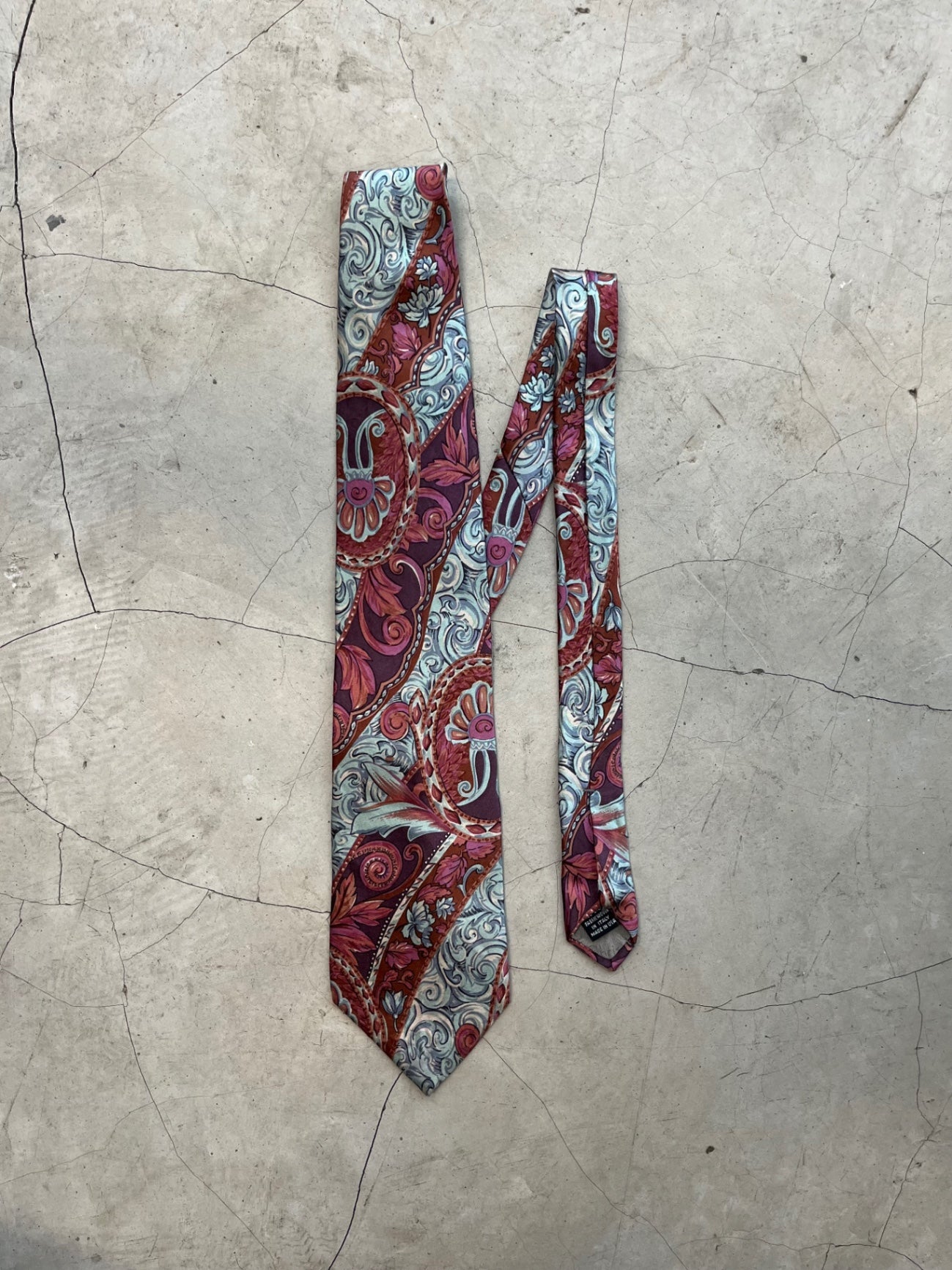 Christian Dior Floral Printed Tie