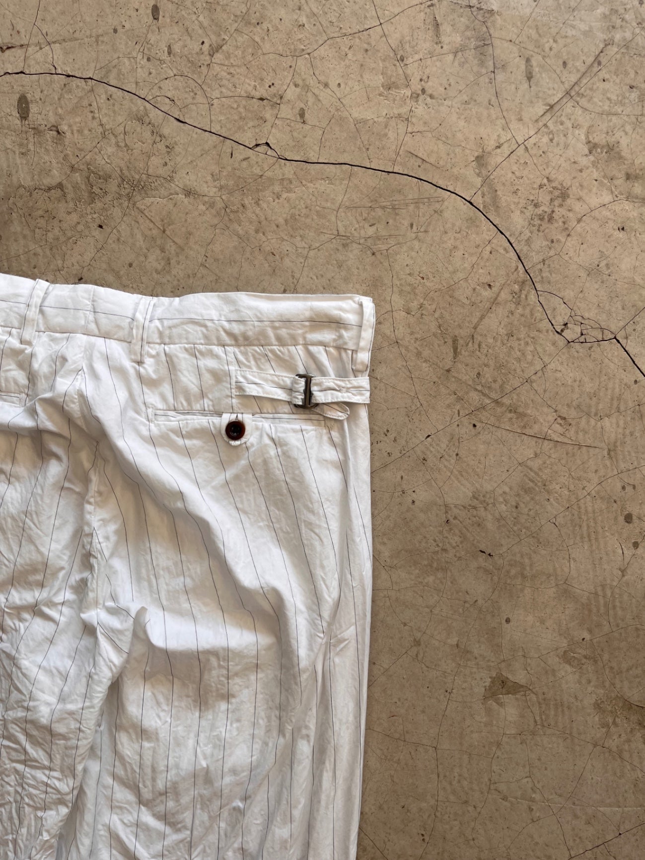 Polo Ralph Lauren Striped White Pants