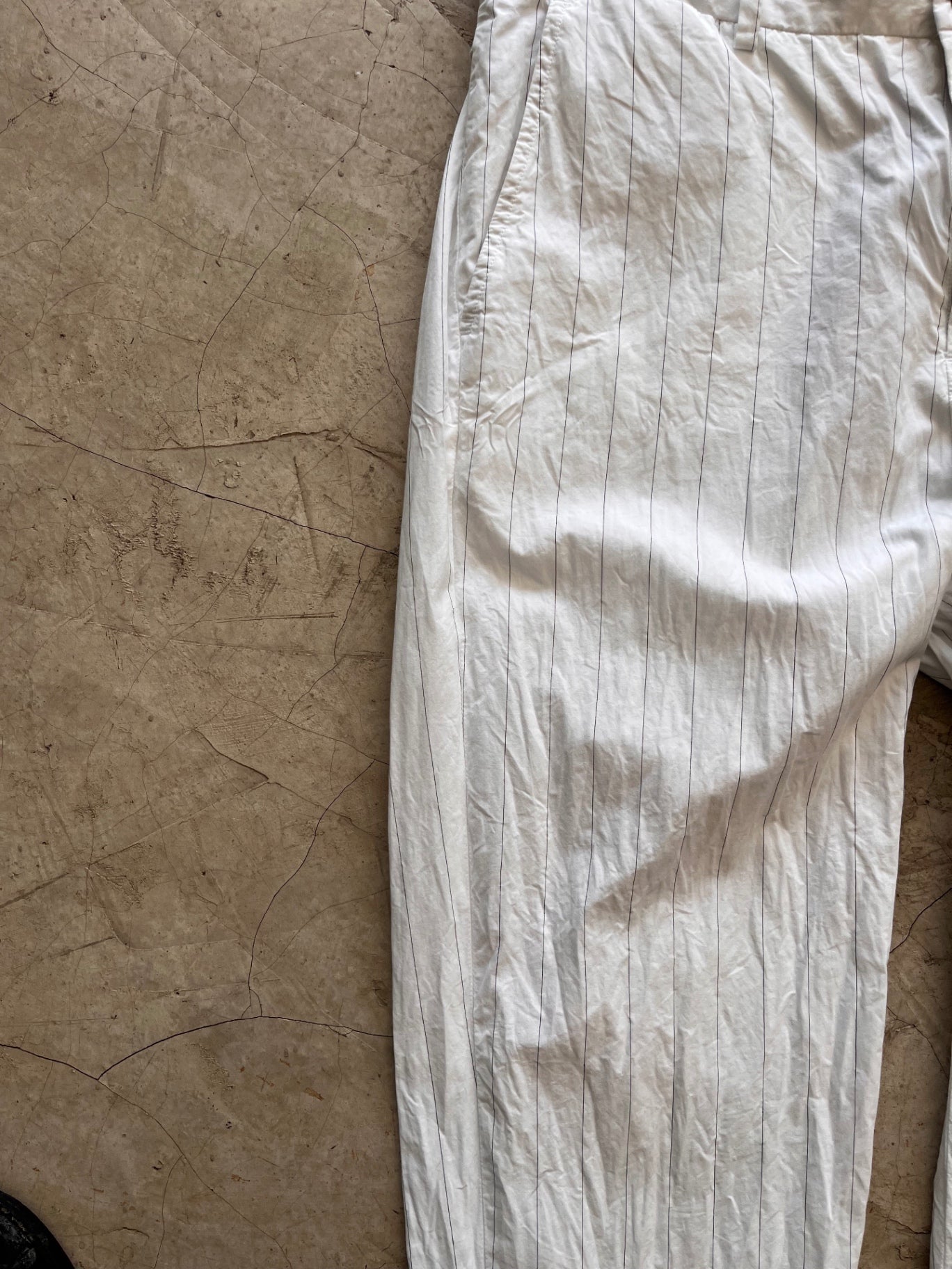 Polo Ralph Lauren Striped White Pants