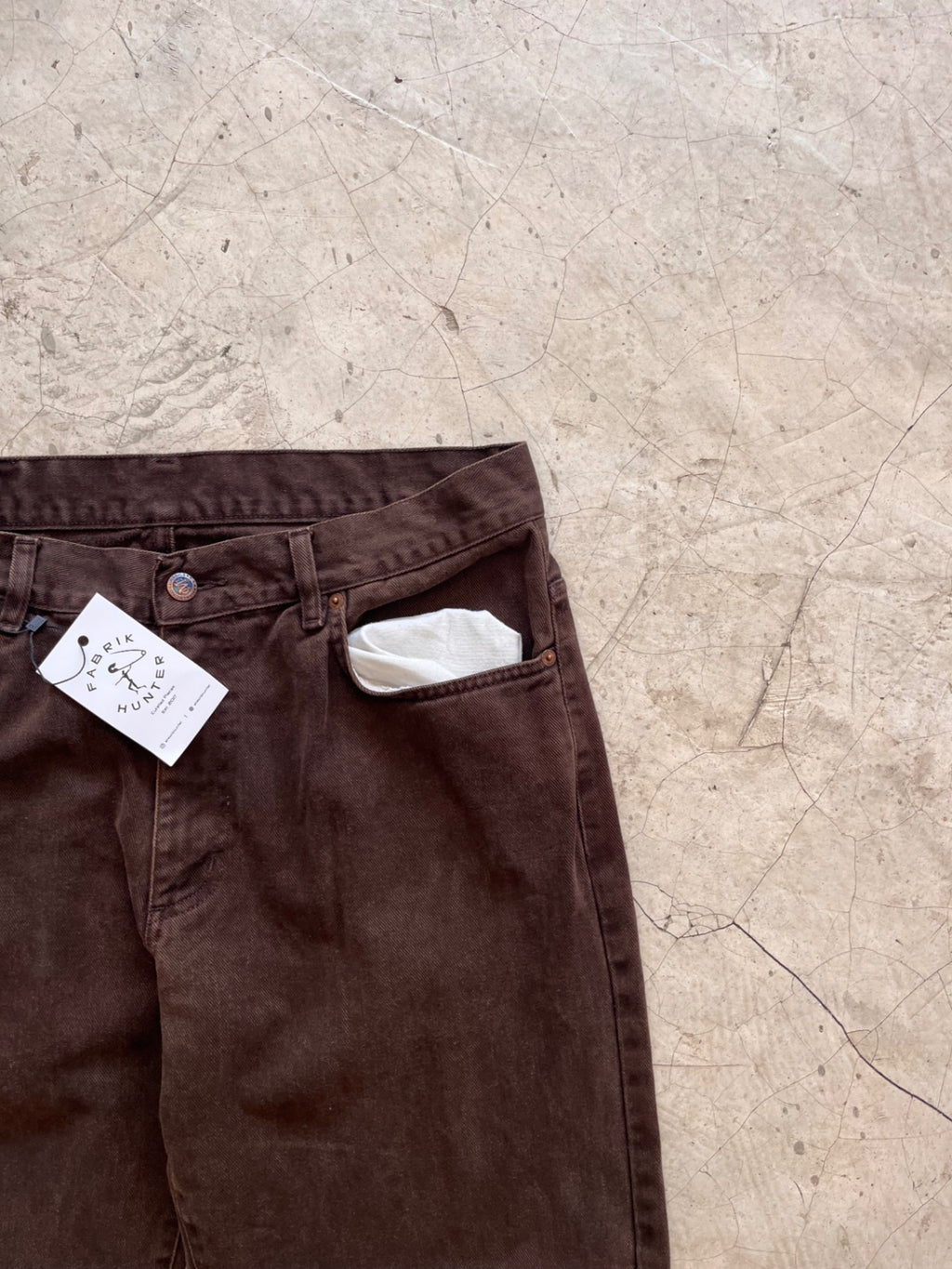 Brown Marlboro Classics Jeans