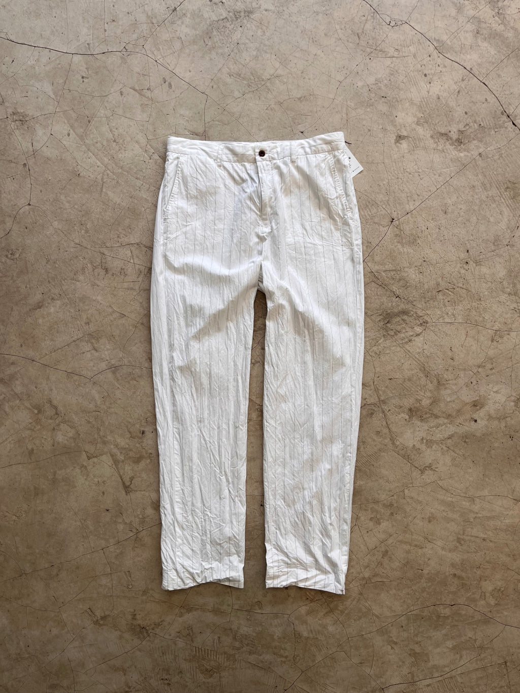 Polo Ralph Lauren Striped White Pants
