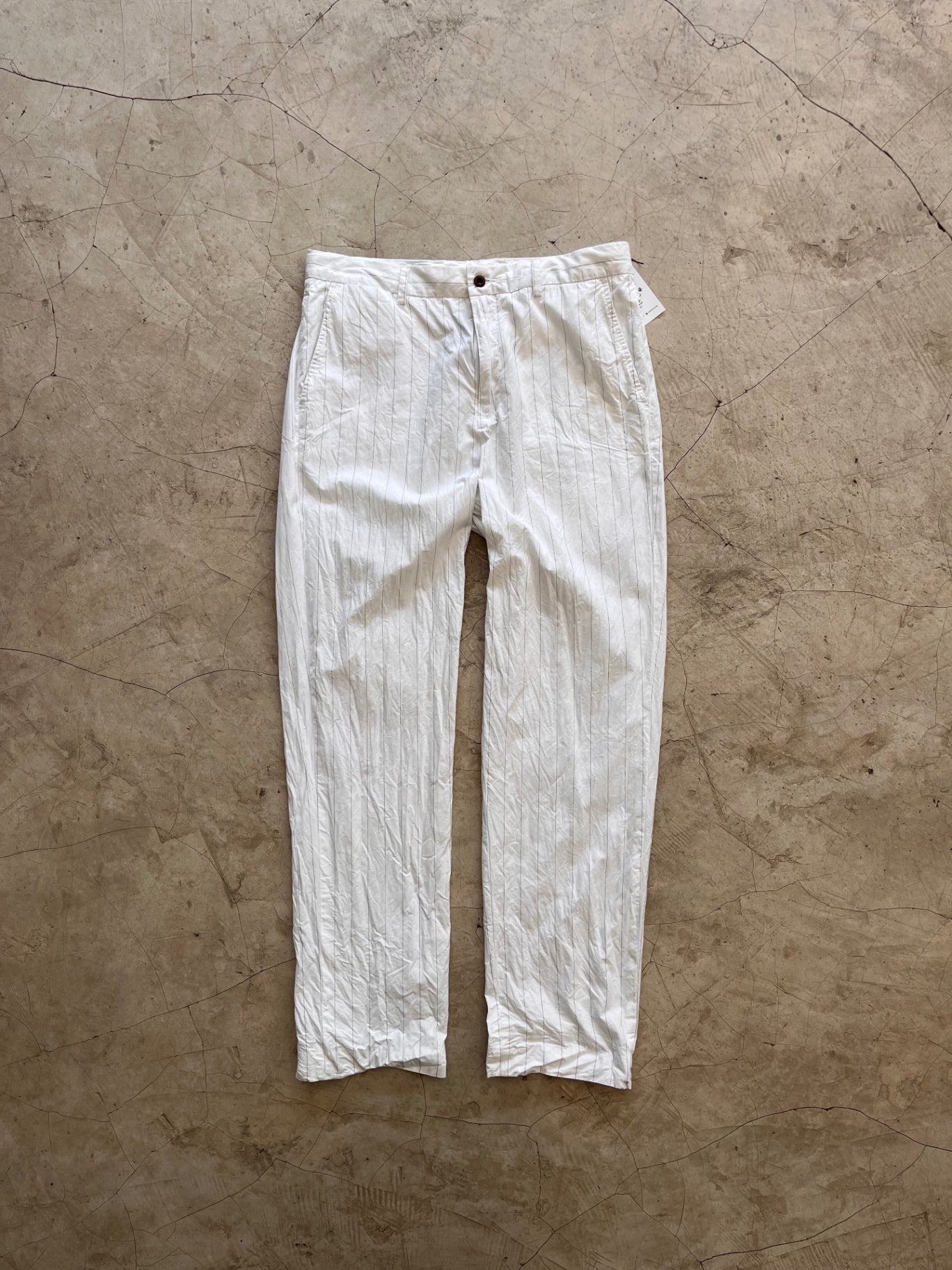 Polo Ralph Lauren Striped White Pants